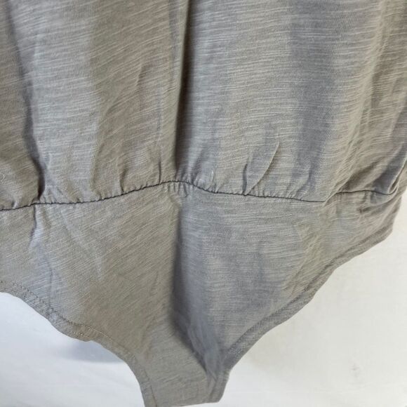 Promesa Grey/Cream Bodysuit NWOT Sz L - Picture 6 of 10